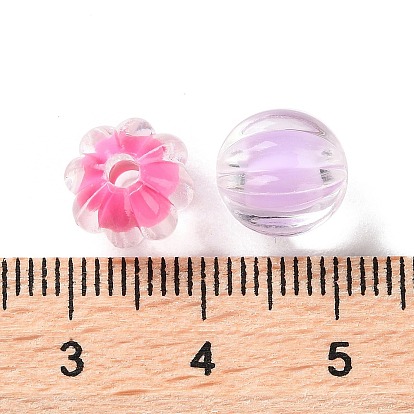Perles acryliques transparentes, Perle en bourrelet