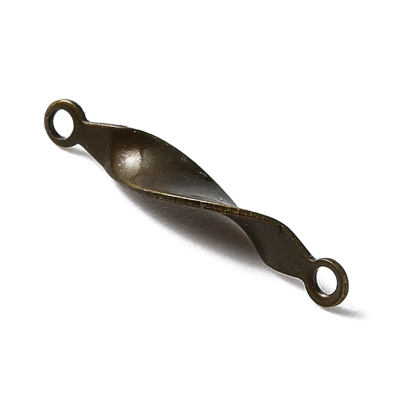 Verbindungsanhänger aus Messing, Twist