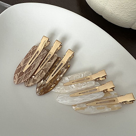 Leaf Cellulose Acetate(Resin) Alligator Hair Clips, Hair Accessories for Women Girl