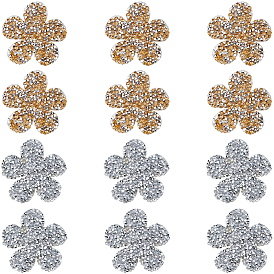 12 шт. 2 цветов, стразы для термонаклеивания, смолы стразами, аксессуары для костюма, швейные украшения