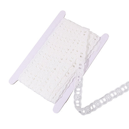 Цветочный узор хлопковая вышивка кружевная лента, кружевной отделкой, с картонной карточкой