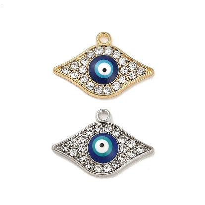 Подвески из эмали и сплава, со стразами, долговечный, очарование сглаза