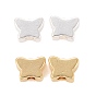 Placage en rack perles de laiton écologiques, sans plomb et sans cadmium, plaqué longue durée, papillon