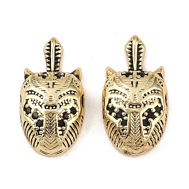 Латунные шарики циркония кубической, животное, без свинца и без кадмия, долговечный, реальный 18 k позолоченный, стойки покрытие