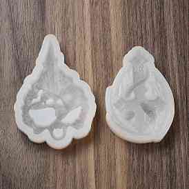 Silicone Goddess Statue Pendant Molds, for Portrait Sculpture UV Resin, Epoxy Resin Jewelry Making