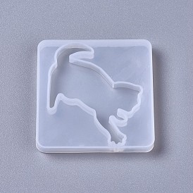 Silhouette Silicone Molds, Resin Casting Molds, For UV Resin, Epoxy Resin Jewelry Making, Cat