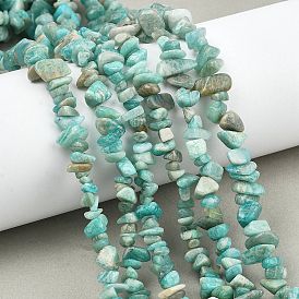 Природных амазонит бисер нитей, чип