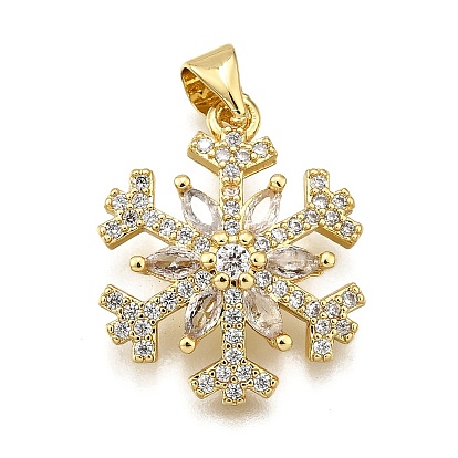 Стойка металлическая латунная микропрофилированная кубическая циркония подвески, снежинка, без кадмия и без свинца, долговечный