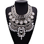 Crystal Lock Necklace - Fashionable Alloy Jewelry for Women's Collarbone