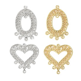 Ссылки на компоненты люстры в форме овального сердца из латуни, без свинца и без кадмия, долговечный, стойки покрытие