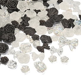 Наборы для изготовления ювелирных изделий своими руками, включая смоляные бусины, подвески и кабошоны, цветок и бабочка и бантик и ракушка и круглый