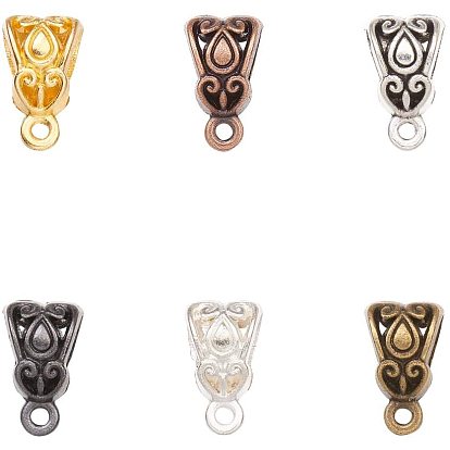 Поручни из цинкового сплава в тибетском стиле, петля под залог, шарф под залог бисера