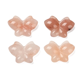 Подвески из натурального синьцзянского золотого шелка и нефрита, бабочки прелести