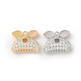 Латунные микро проложить кубического циркония подвески, подвески в форме заколок для волос
