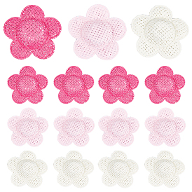 30 шт. 3 цвета тканевой кукольной шляпы, цветок