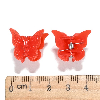 Kids Hair Accessories, Plastic Claw Hair Clips, Butterfly