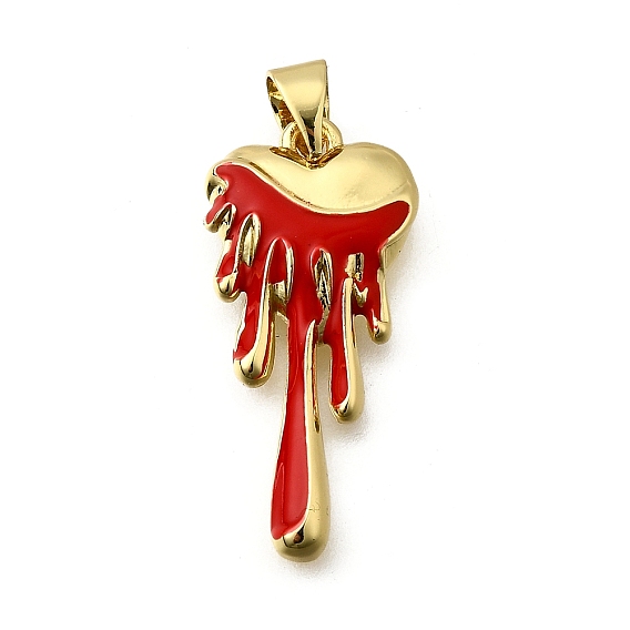 Латунь эмаль подвески, без кадмия и без свинца, очарование тающего сердца