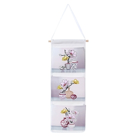 Creative Diamond Painting Hanging Storage Bag Set, Craft Storage Hanging Bag, Diamond Vase Style