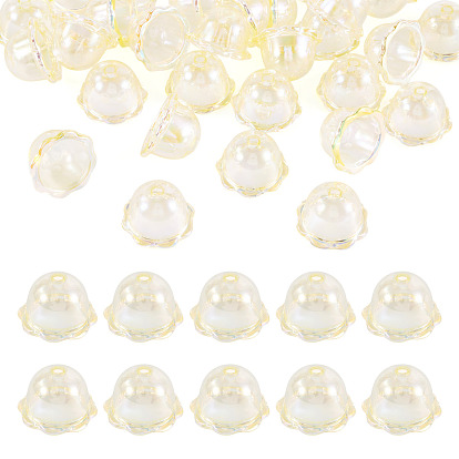 30 шт., акриловые колпачки с УФ-покрытием, цветок