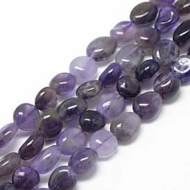 Природный аметист нитей бисера, класс b, самородки
