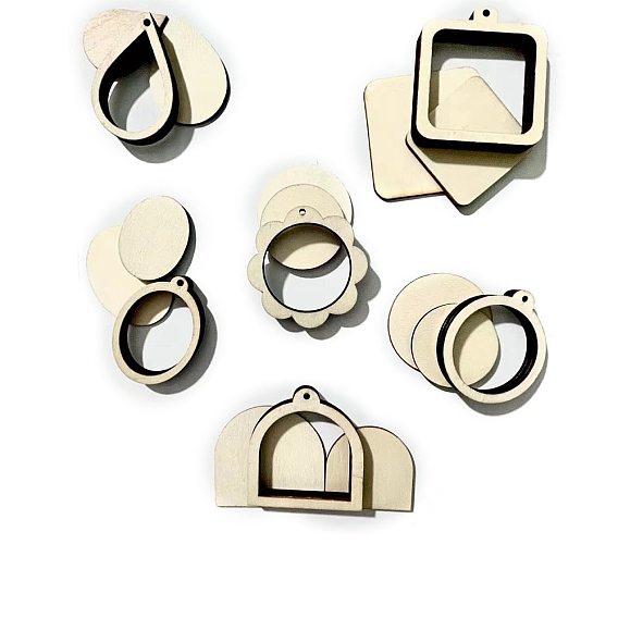 Медведь/кошка/кролик/плоские круглые/цветочные/квадратные/овальные деревянные пяльцы для вышивки крестиком, вышитая рамка дисплея, аксессуары для швейных инструментов