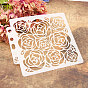 Plastic Painting Stencils, Drawing Template, For DIY Scrapbooking, Flower