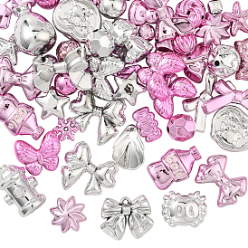 120g гальванизированные непрозрачные акриловые шарики, разнообразные