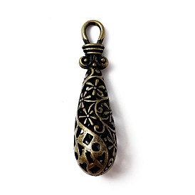 Pendentifs en alliage, creux, larme