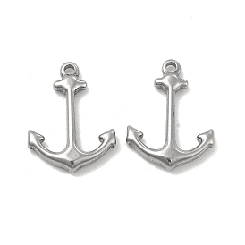 304 Stainless Steel Pendants, Anchor Charms