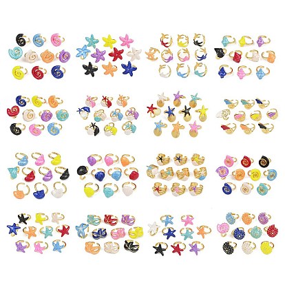 Латунные эмалевые регулируемые манжеты для женщин, реальный 18 k позолоченный, без кадмия, без никеля и без свинца, разноцветные