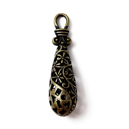 Pendentifs en alliage, creux, larme