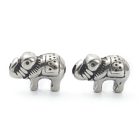 304 Stainless Steel Beads, Elephant