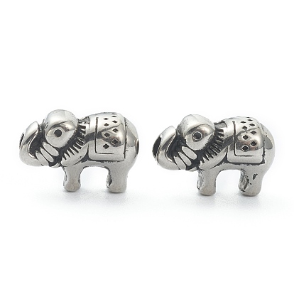 304 Stainless Steel Beads, Elephant