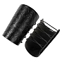 Hammer Pattern Rectangle Imitation Leather Cuff Cord Bracelet, Adjustable Gauntlet Wristband Arm Guard for Men Women