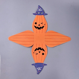Cajas de regalo de halloween de mano, galletas de turrón cajas de dulces, para regalos de fiesta de halloween