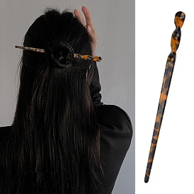 Палочки для волос из ацетата целлюлозы (смола), форма поворотного стержня