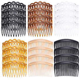 20Pcs 5 Styles Hair Accessories Plastic Hair Comb Findings
