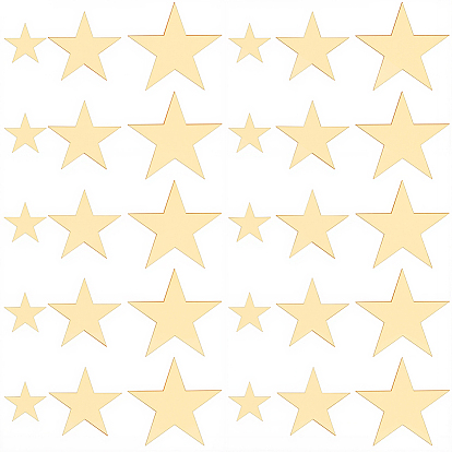 4Наклейки в виде акриловых звезд для сумок, Украшение дневника для фотоальбома своими руками