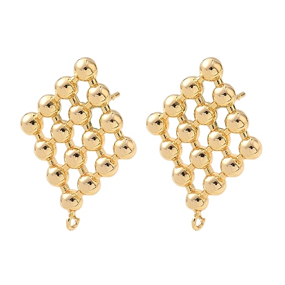 Изделия из латуни, без никеля , ромб, с петлей