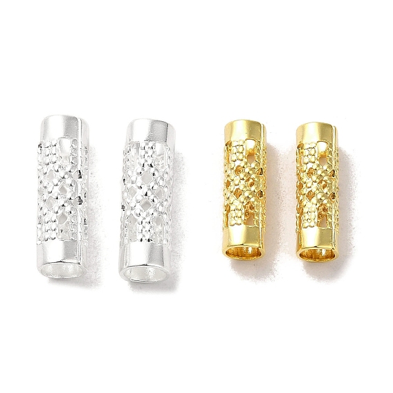 Латунные бусины, Полая колонна