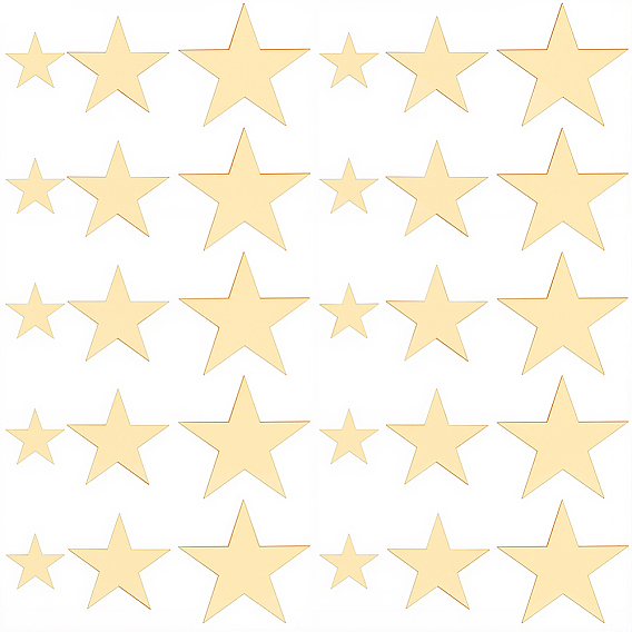 4Наклейки в виде акриловых звезд для сумок, Украшение дневника для фотоальбома своими руками