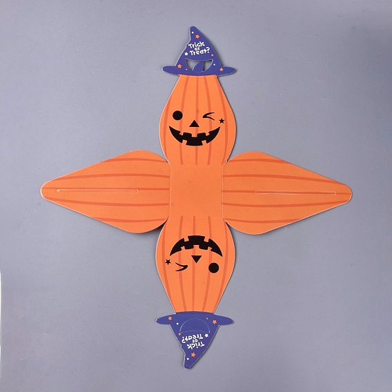 Hand-Held Halloween Treat Boxes, Nougat Cookies Candy Boxes, for Halloween Party Favors