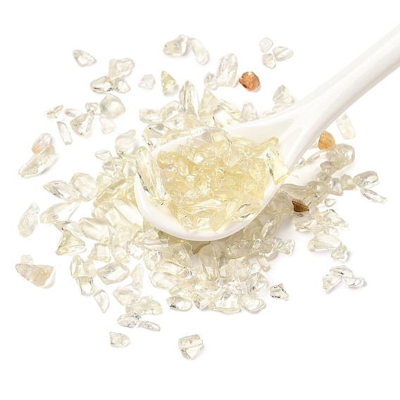 Натуральные бусины из лимонного кварца (нагретые), нет отверстий / незавершенного