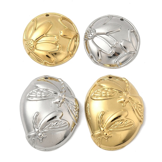 304 подвески из нержавеющей стали, овальная / плоская круглая