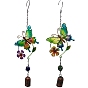 Butterfly Iron Pendant Decorations, Wind Chime, for Garden Hanging Decorations
