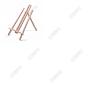 3Pcs Folding Pine Wood Tabletop Easel, Trapezoid Painting Display Easel