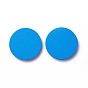Wood Cabochons, Dyed, Flat Round