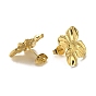Golden 304 Stainless Steel Stud Earrings