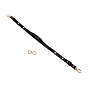 PU Leather Chain Bag Strap, with Alloy Findings & Iron D Ring, Bag Replacement Accessories