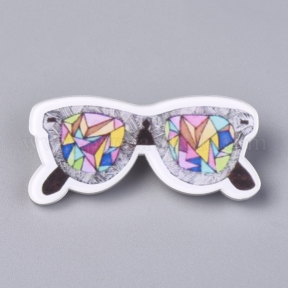 China Factory Acrylic Badges Brooch Pins, Cute Lapel Pin, for Clothing